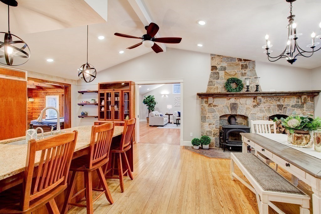 14 Pikes Hill Road Sterling, MA 01564 - Photo 10 of 40 a view of a dining room with furniture window and wooden floor