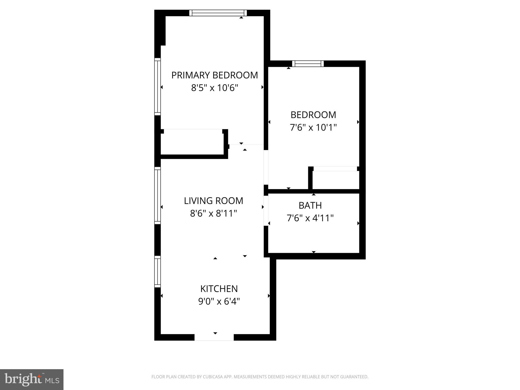 1307 K Street Southeast, Unit 301 Washington, DC 20003 - Photo 14 of 14 Floor Plan