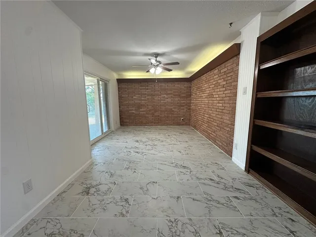 a view of empty room