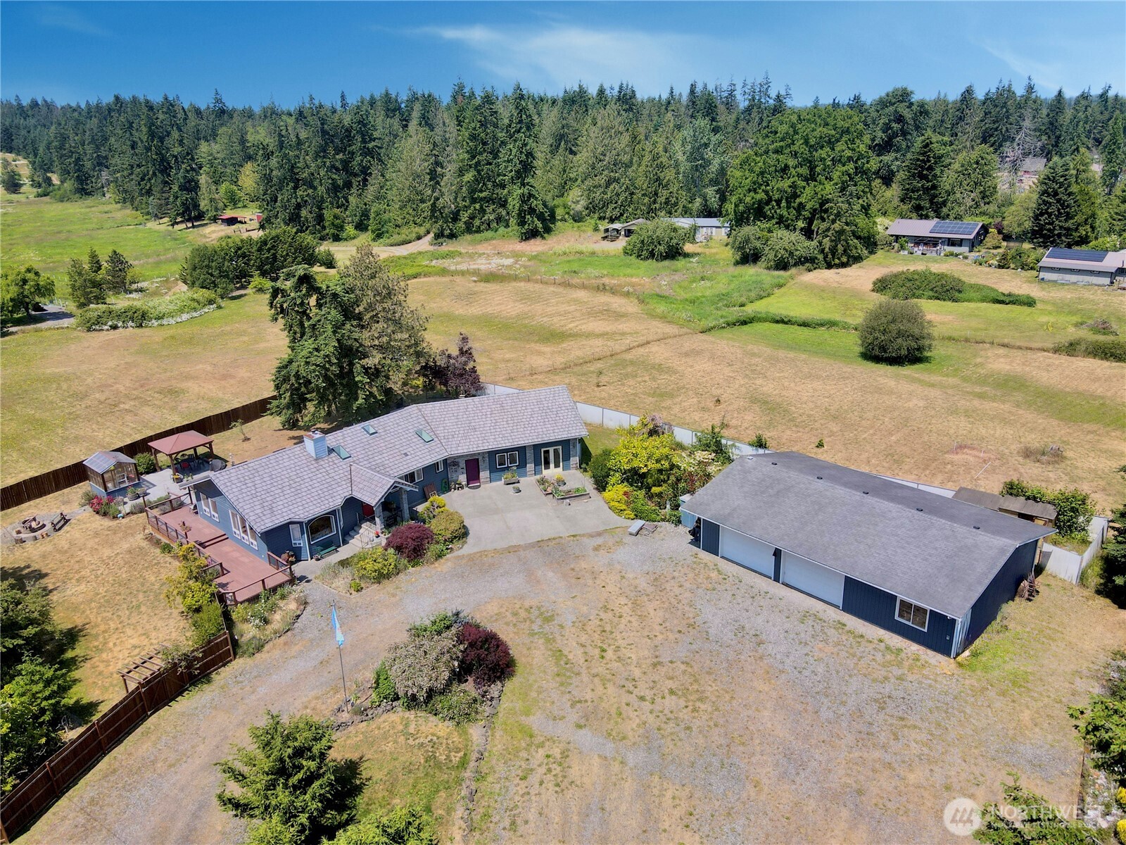 10 Davenhill Lane Sequim, WA 98382 - Photo 4 of 39 an aerial view of a house with outdoor space
