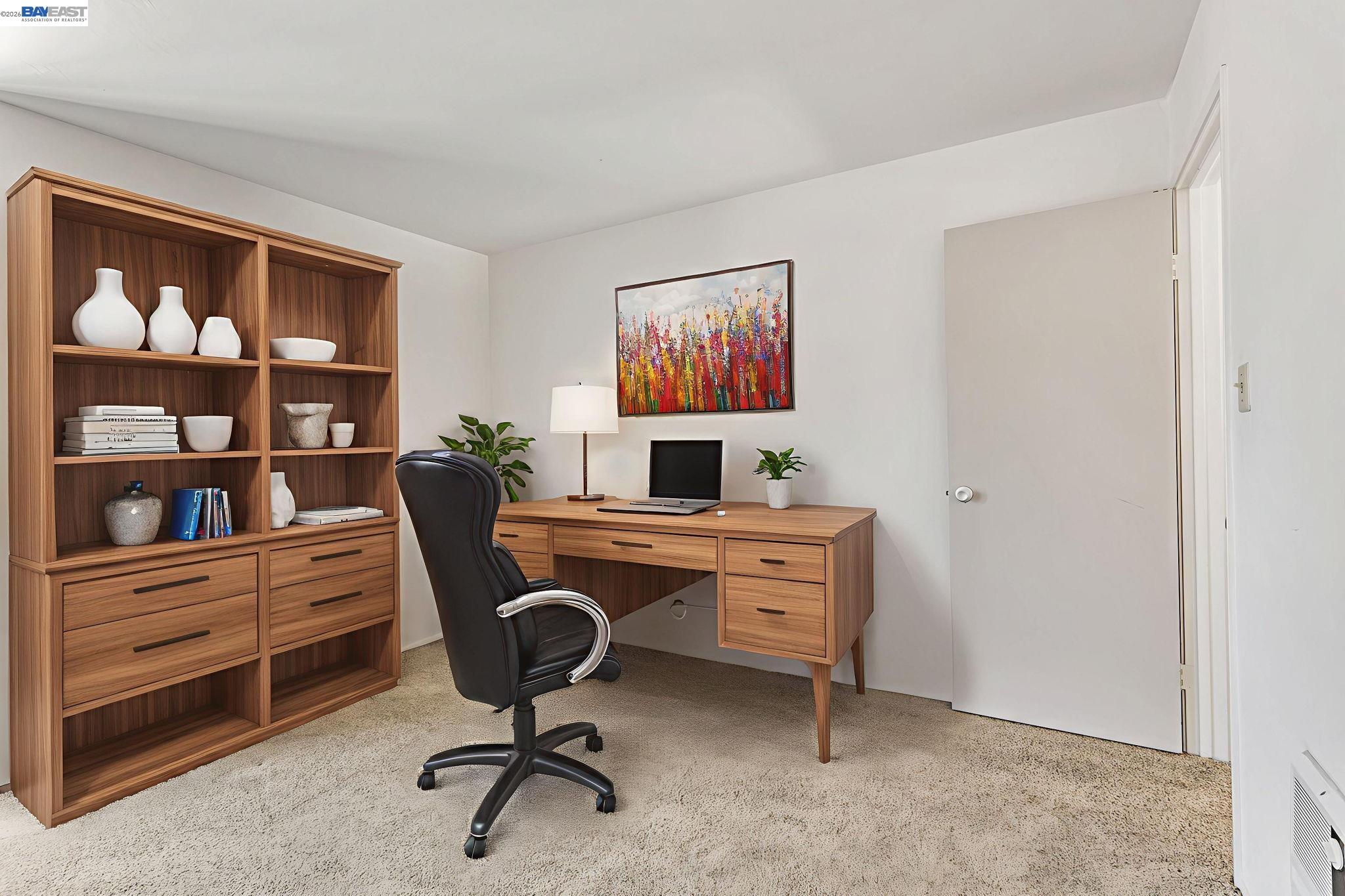 8975 Alcosta Boulevard, Unit 104 San Ramon, CA 94583 - Photo 6 of 42 This bright, spacious room is perfect for a home office, or if you have two kids, it's big enough for both to have plenty of their own space within one room, and more than enough space for either one child or another adult. This room is virtually staged.