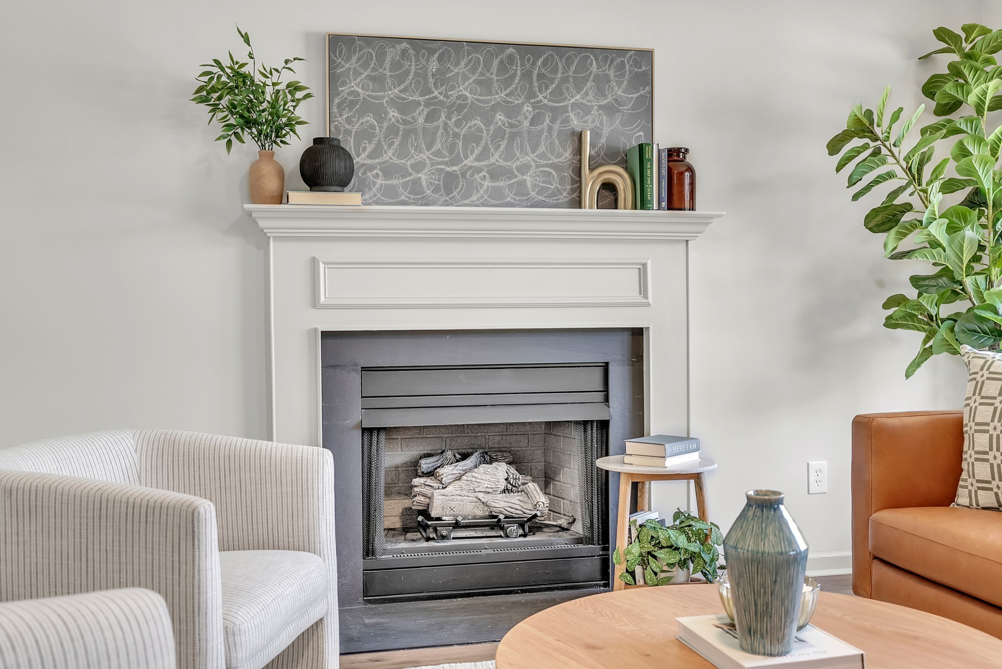522 Acorn Way Mount Juliet, TN 37122 - Photo 8 of 30 a living room with furniture and a fireplace
