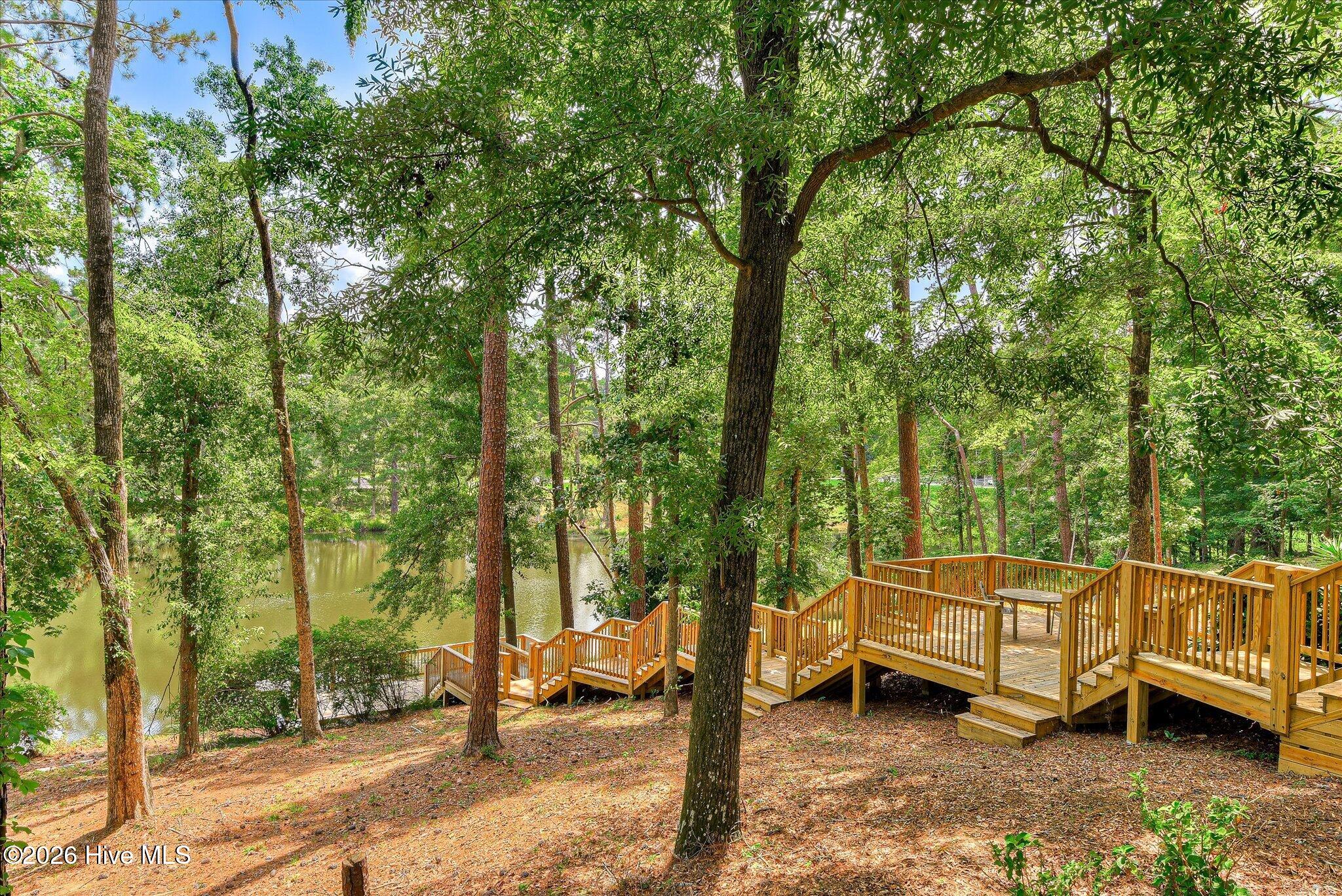 844 Point Comfort Road Martinez, GA 30907 - Photo 9 of 97 Brand New Deck and Stairs Leading to Water!