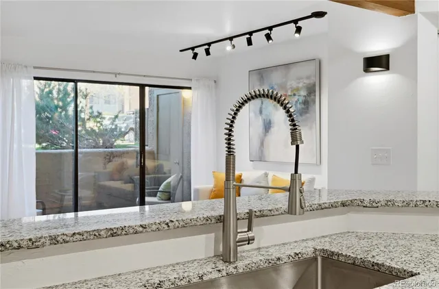 a view of wall painting and a window