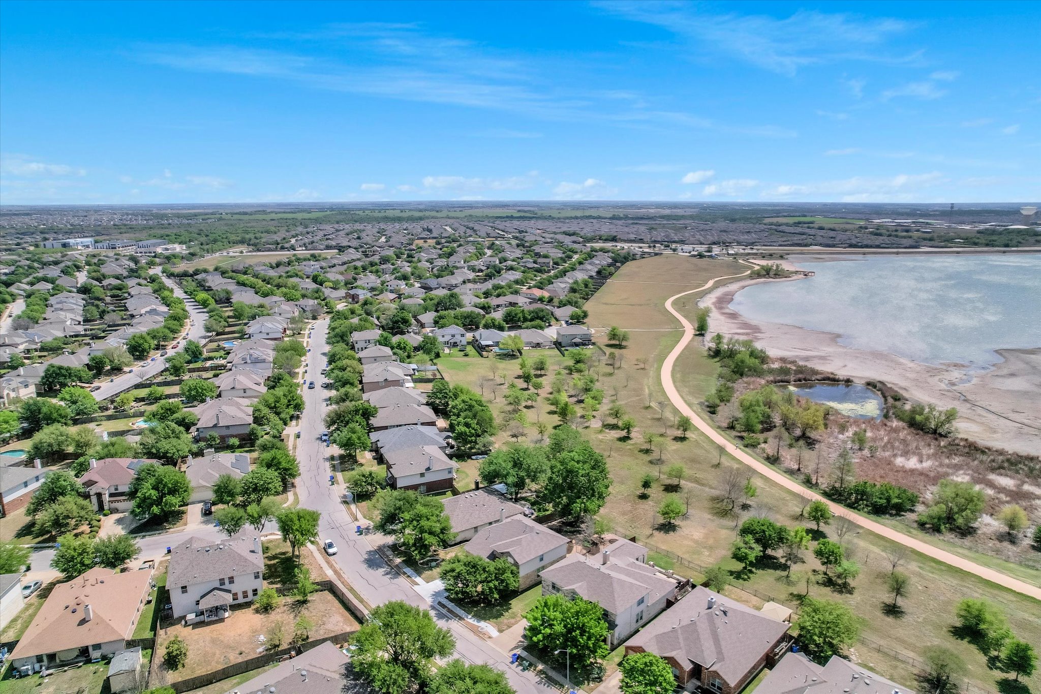 4029 Lake Edge Way Pflugerville, TX 78660 - Photo 29 of 35 an aerial view of a city