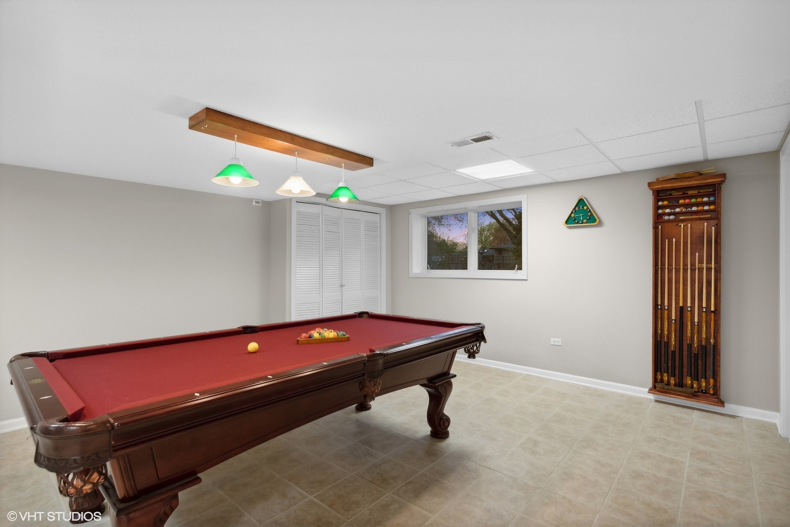 2223 Joyce Lane Naperville, IL 60564 - Photo 24 of 36 a room with pool table and windows