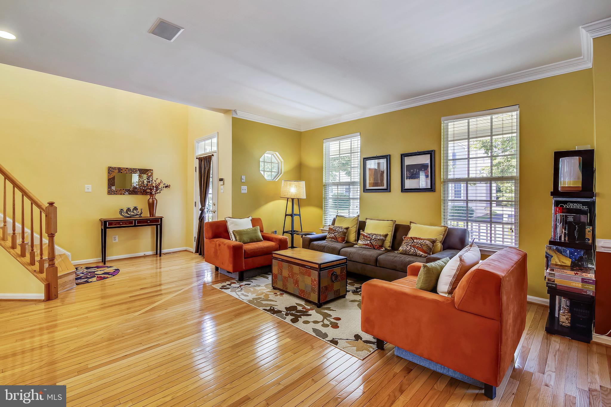 18123 Coachmans Road Germantown, MD 20874 - Photo 11 of 46 Living room with gleaming hardwood floors