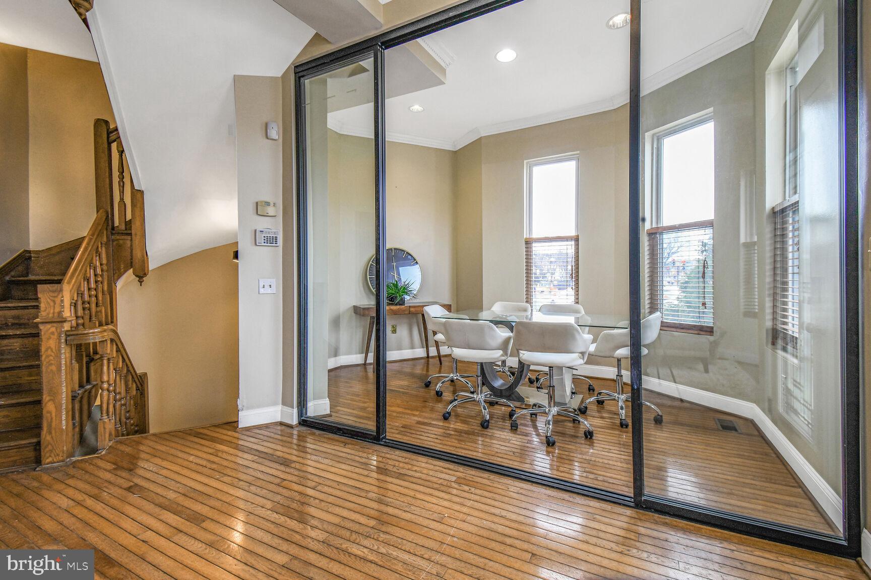 414 Florida Avenue Northwest Washington, DC 20001 - Photo 20 of 24 a view of a livingroom with furniture and wooden floor