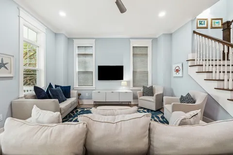 a spacious bathroom with a bathtub and a shower