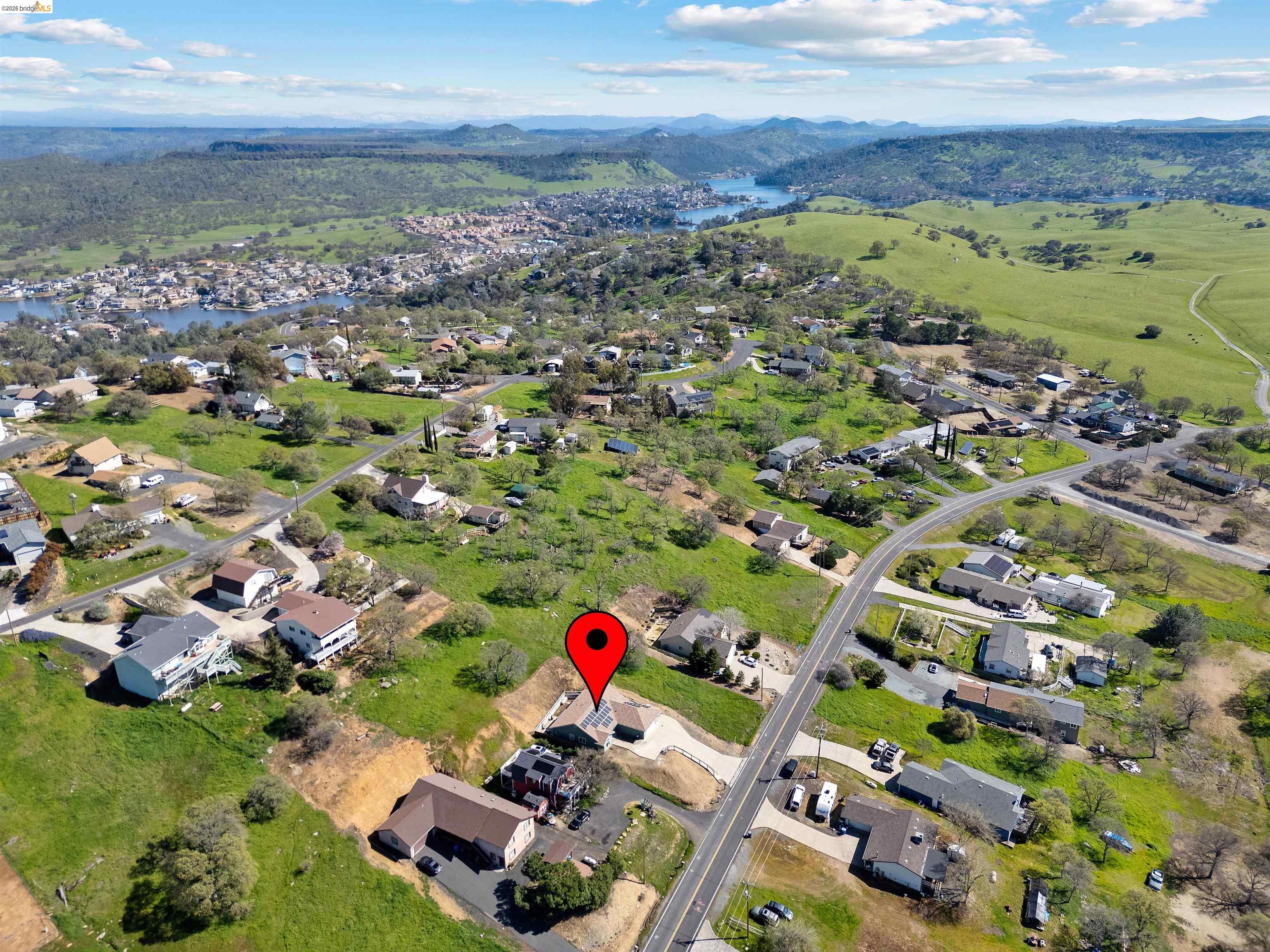4955 Little John Road Copperopolis, CA 95228 - Photo 41 of 60 an aerial view of residential houses with outdoor space