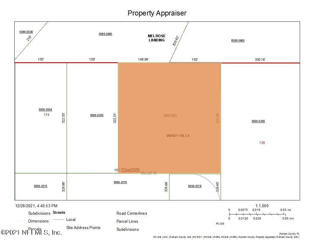 0 Mc Call Road Interlachen, FL 32148 - Photo 2 of 10 McCall St prop lines