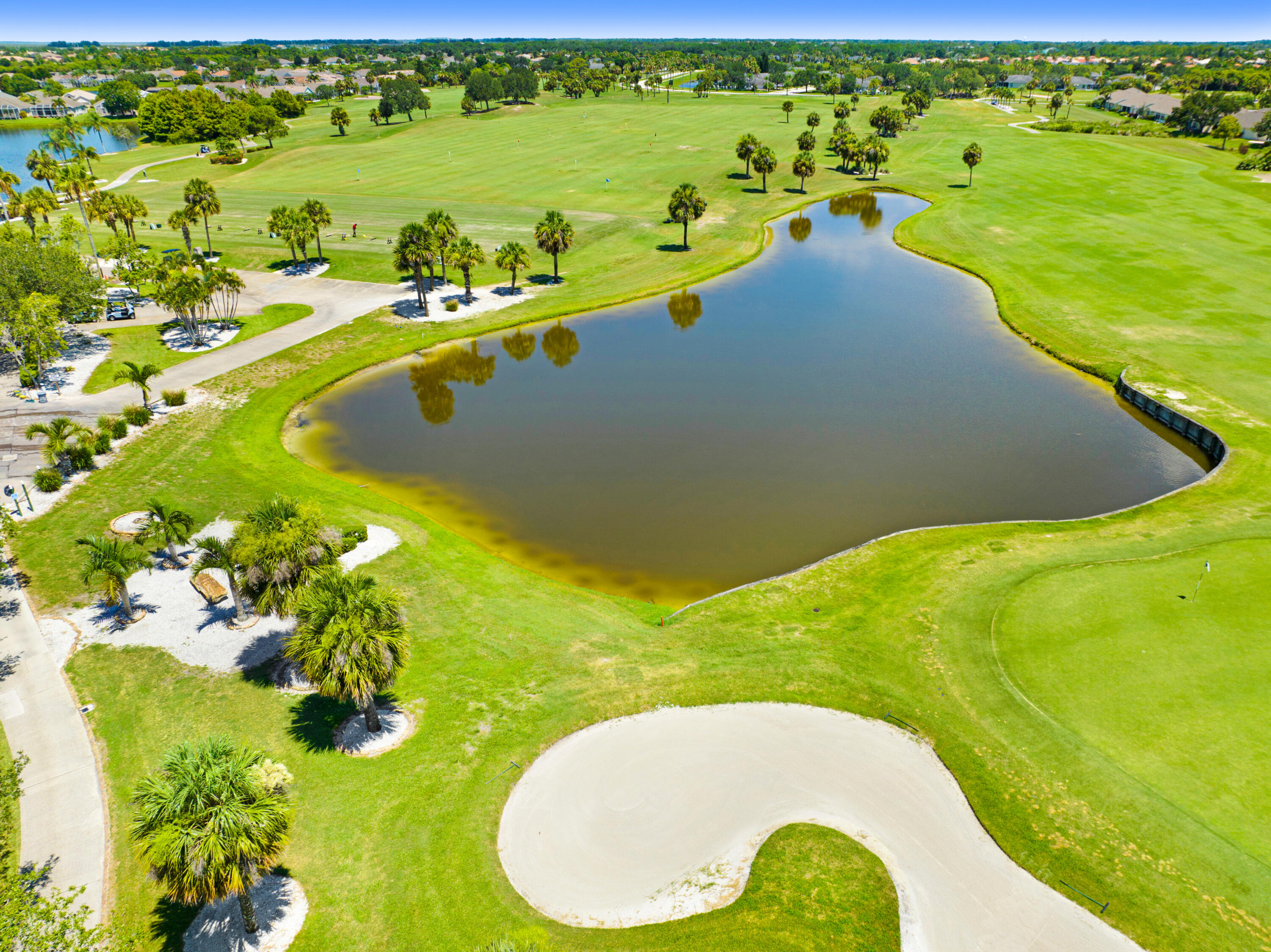 2299 Addington Circle Rockledge, FL 32955 - Photo 58 of 61 a view of a swimming pool with a yard