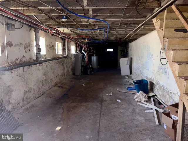 a view of under construction room and staircase