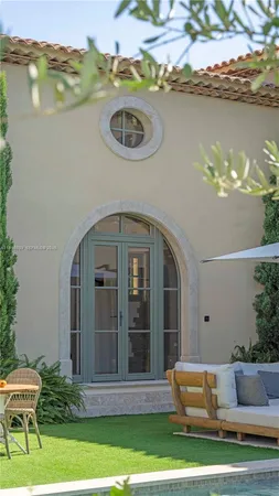 a view of a door with a white door