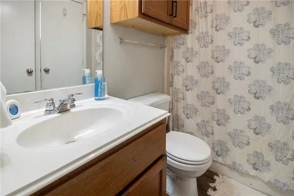 a bathroom with a sink and a toilet