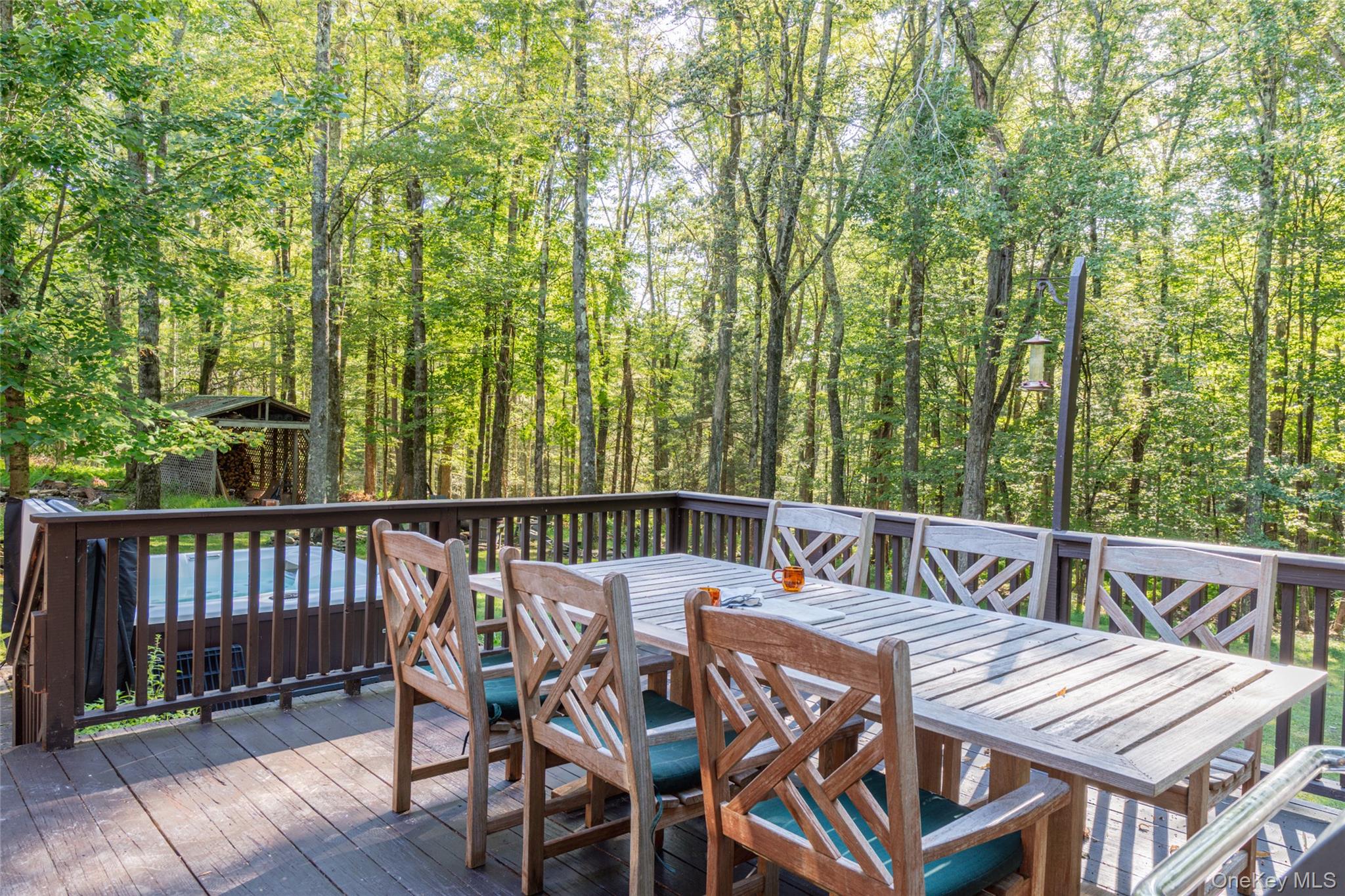 15 Deer Meadow Road Bethel, NY 12720 - Photo 36 of 41 Wooden terrace featuring outdoor dining space