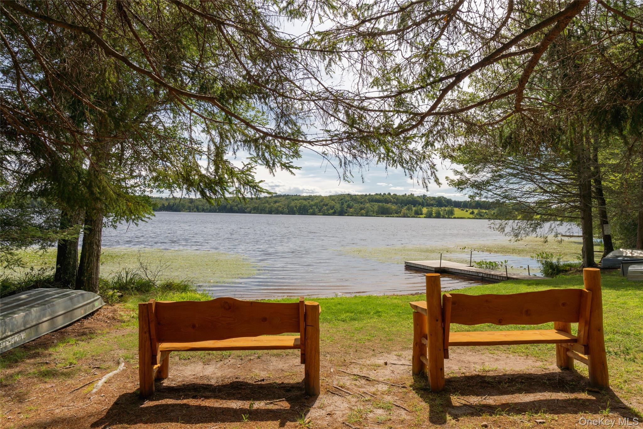 15 Deer Meadow Road Bethel, NY 12720 - Photo 10 of 41 Water view featuring a boat dock and a forest