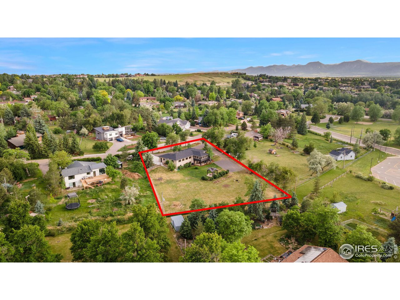 8861 Marathon Road Niwot, CO 80503 - Photo 40 of 40 a view of an outdoor space and a lake view