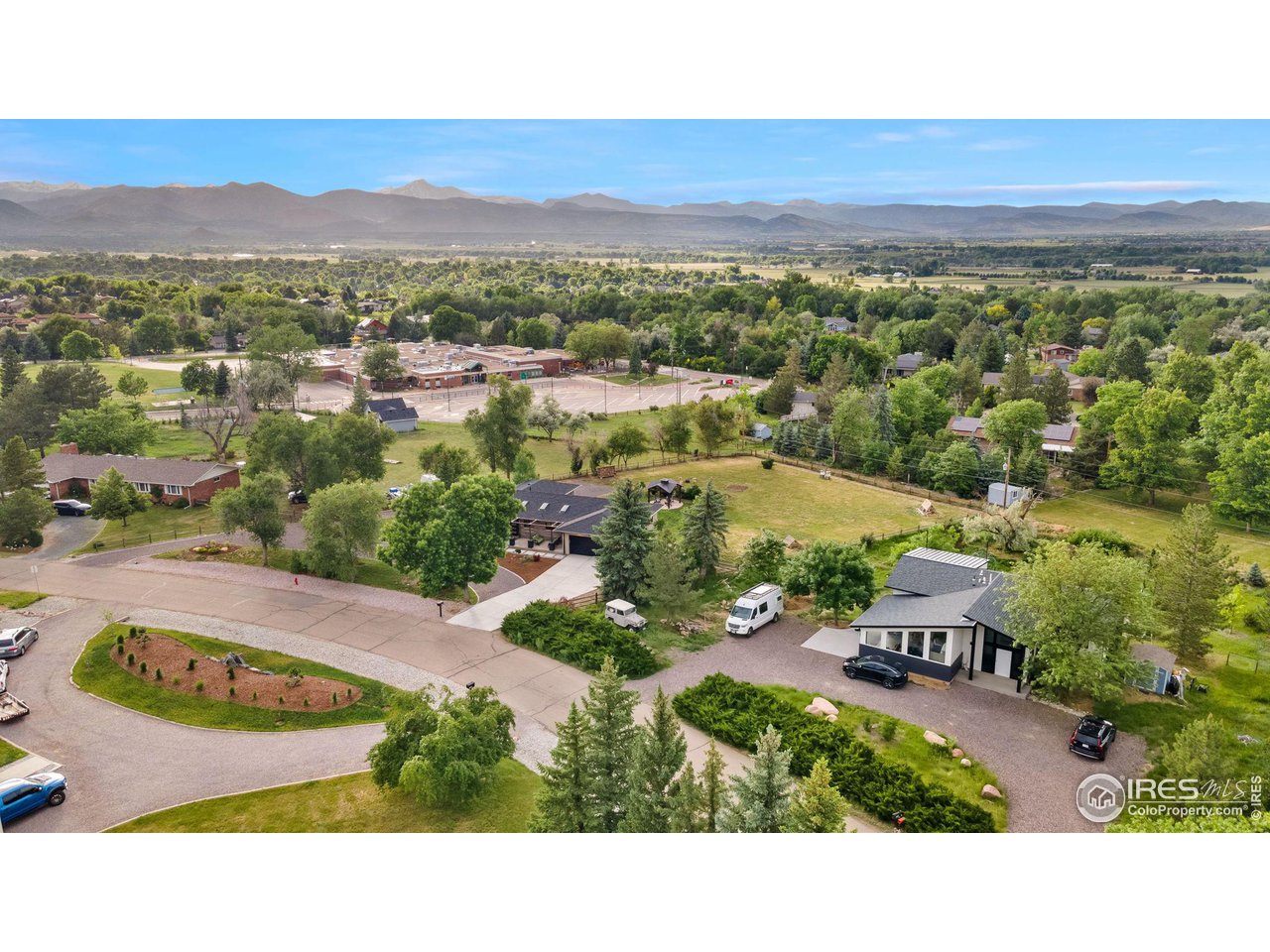 8861 Marathon Road Niwot, CO 80503 - Photo 5 of 40 a view of a city with mountains in the background