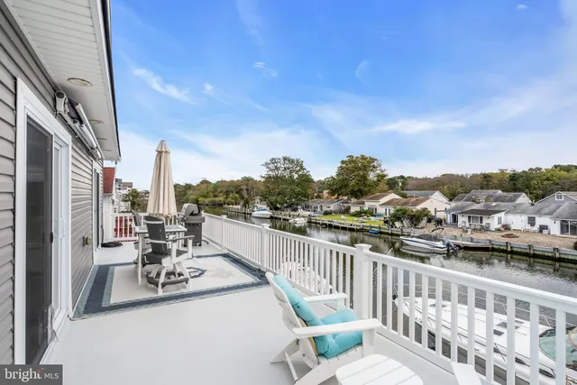 a view of a balcony with city view