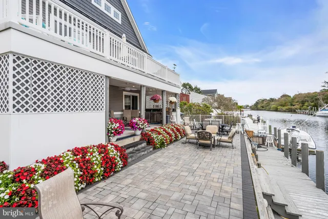 a view of a chairs and tables in the terrace
