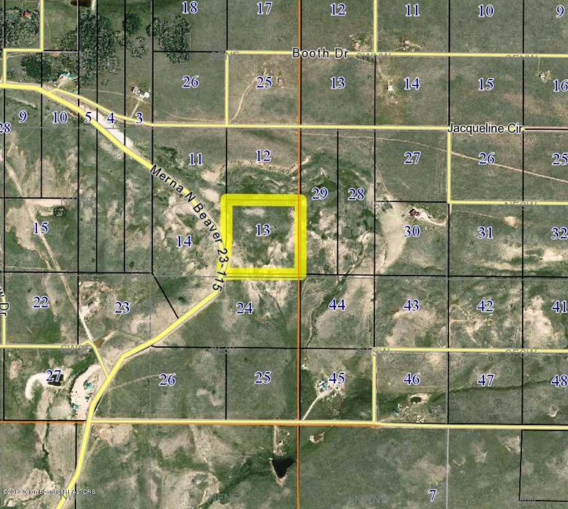 Merna North Beaver Daniel, WY 83115 - Photo 1 of 1 Building Site Map