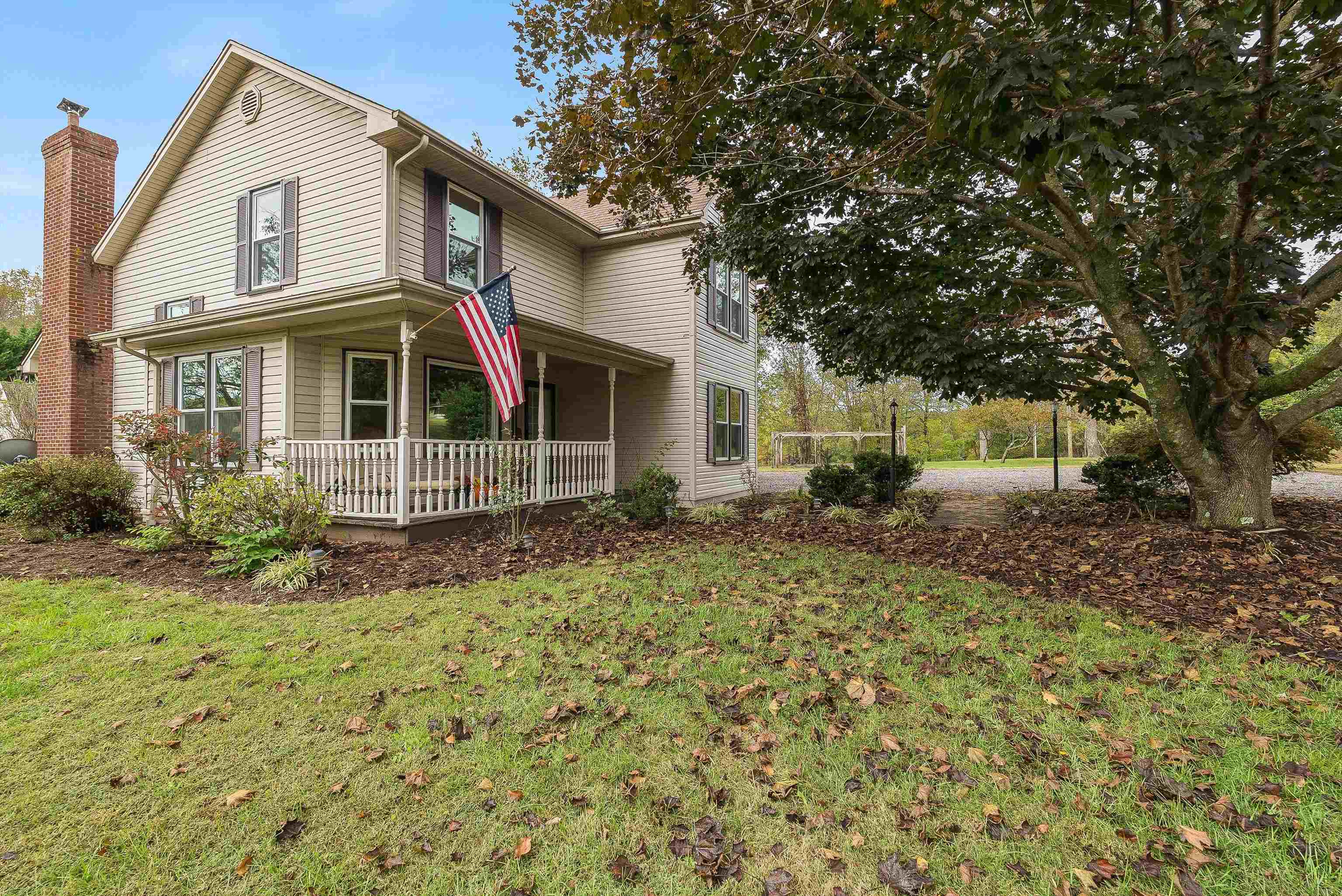 598 Broadhead School Road Greenville, VA 24440 - Photo 1 of 55 a view of an white house with a yard