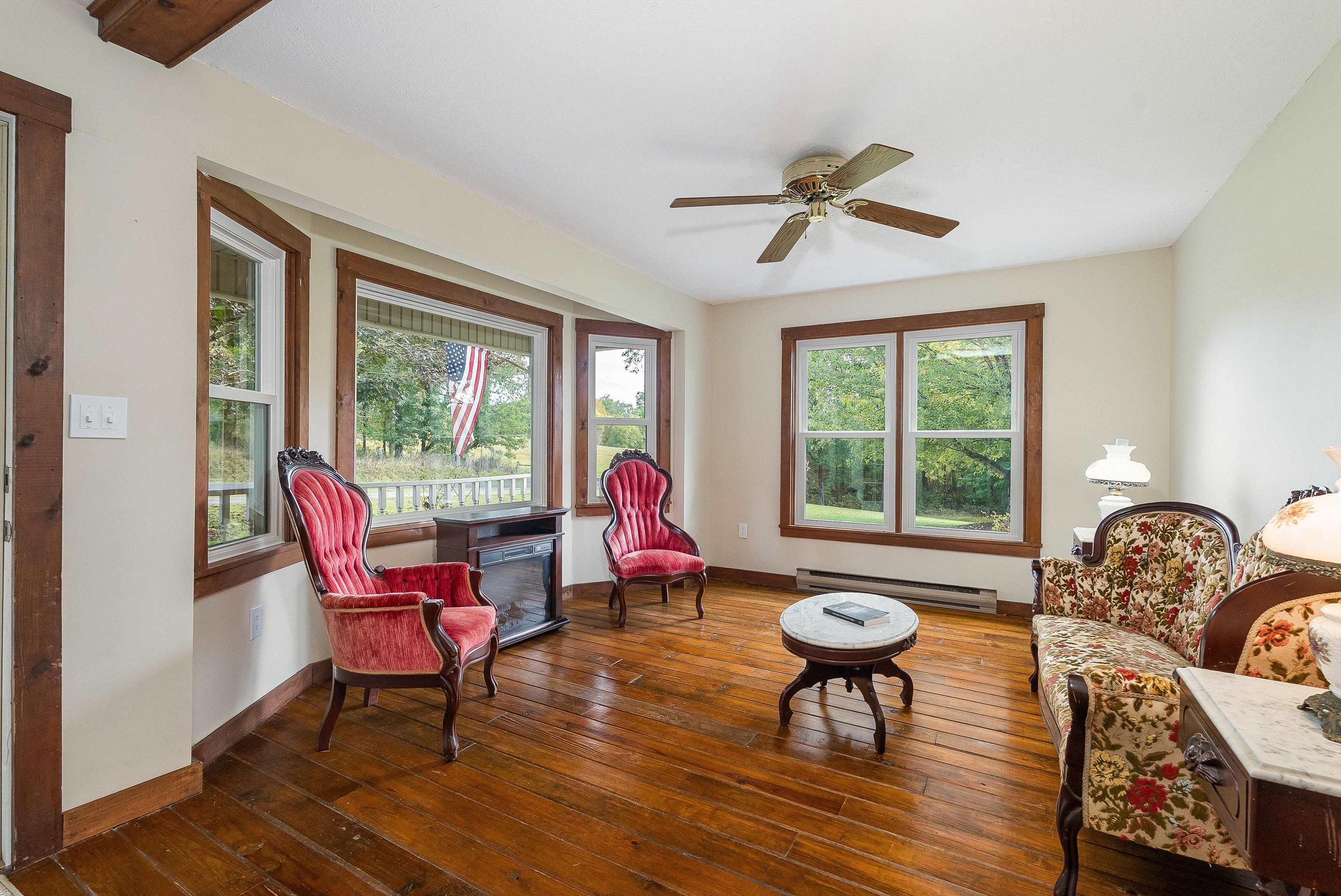 598 Broadhead School Road Greenville, VA 24440 - Photo 12 of 55 a living room with furniture a rug and a window