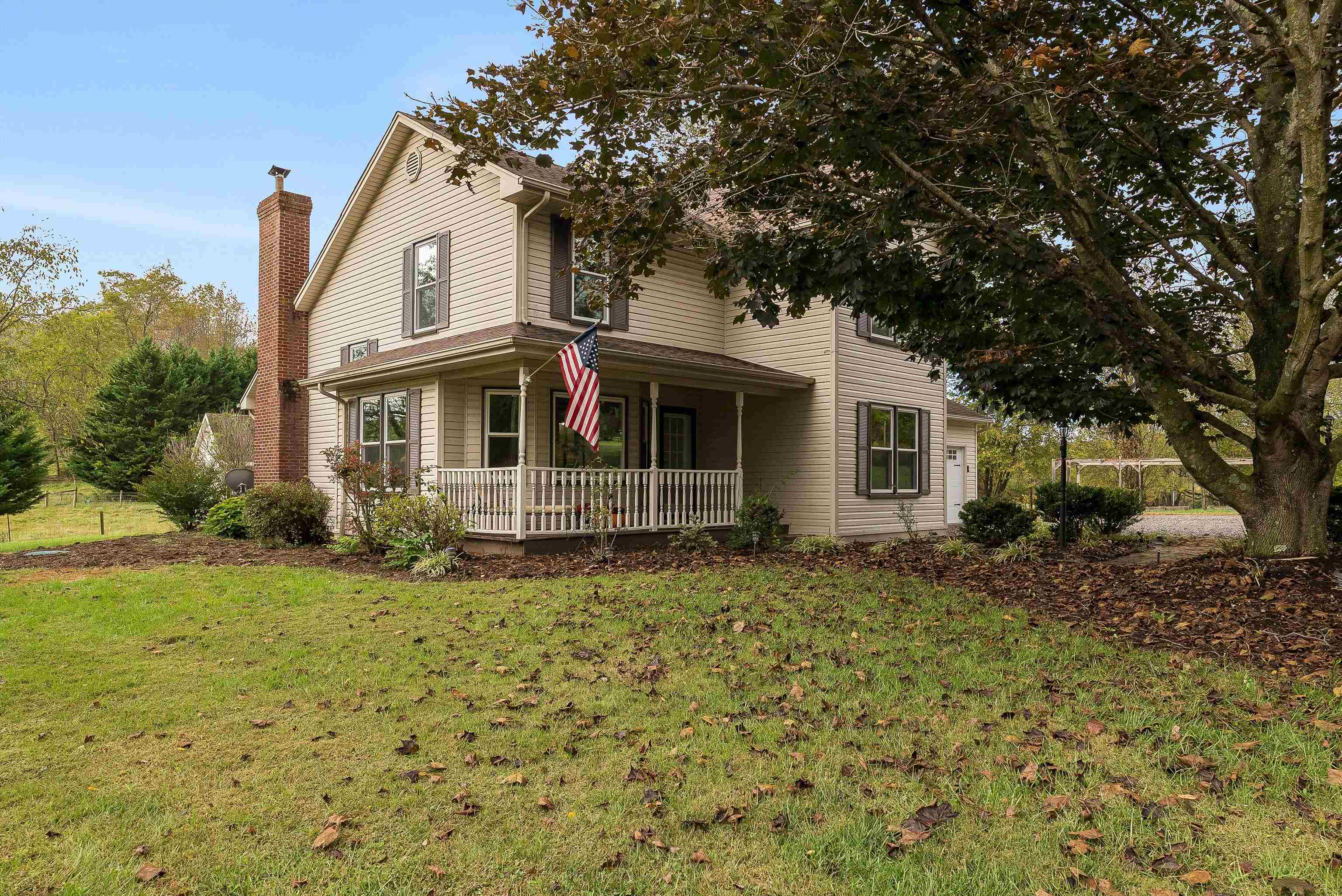 598 Broadhead School Road Greenville, VA 24440 - Photo 2 of 55 a front view of a house with a garden