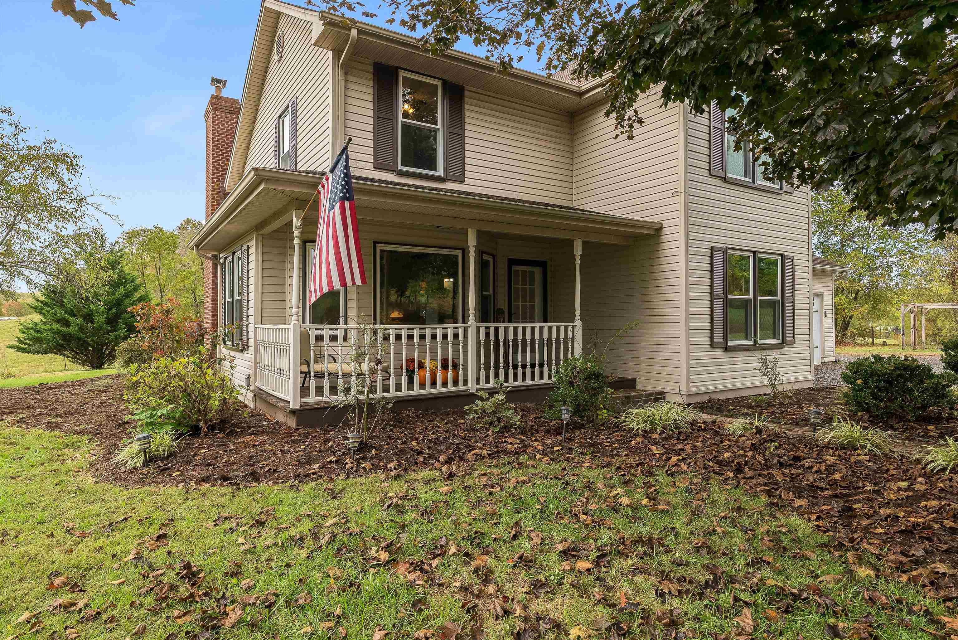 598 Broadhead School Road Greenville, VA 24440 - Photo 3 of 55 a view of a house with a small yard and wooden floor and fence