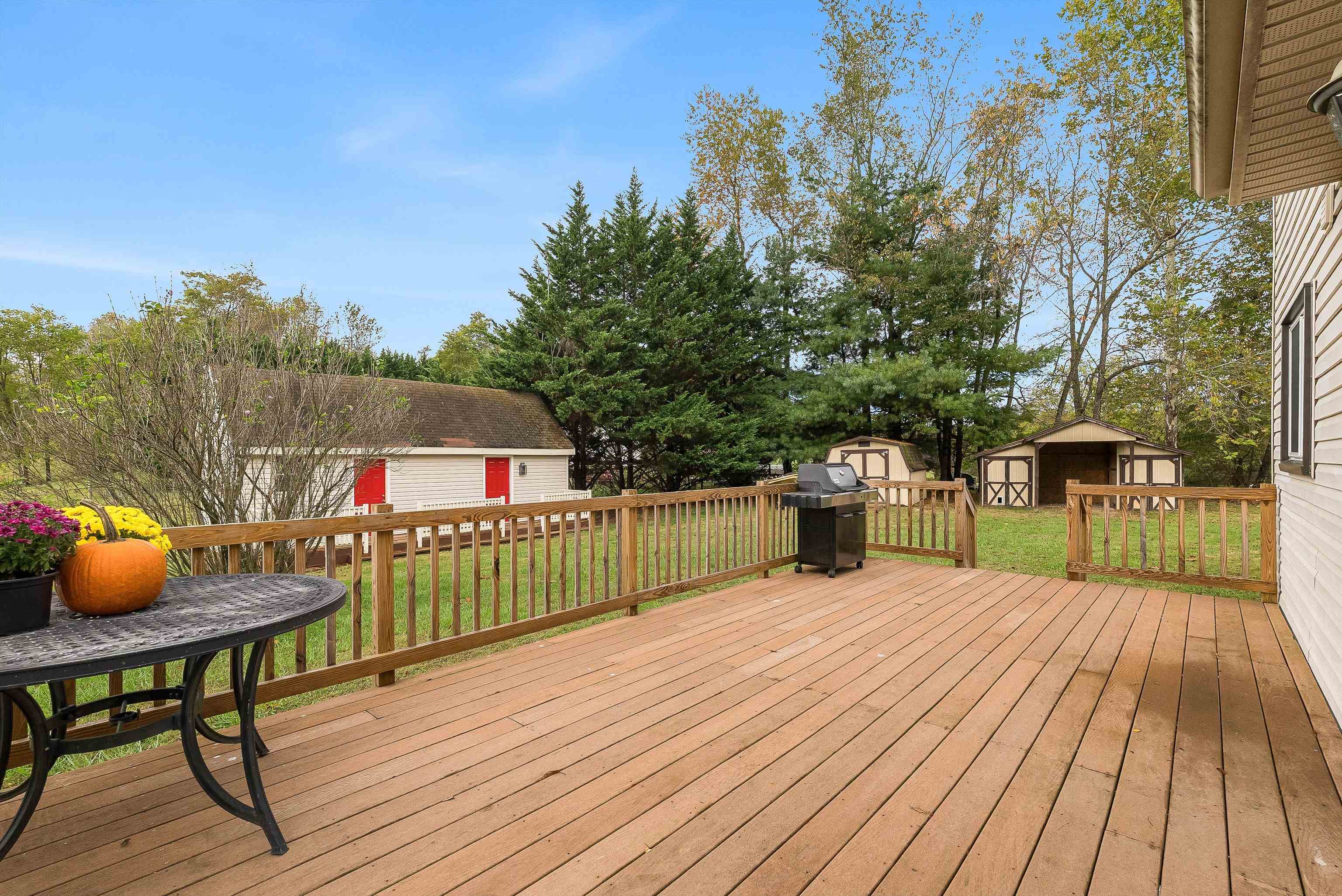 598 Broadhead School Road Greenville, VA 24440 - Photo 43 of 55 a view of a deck with chairs and wooden floor
