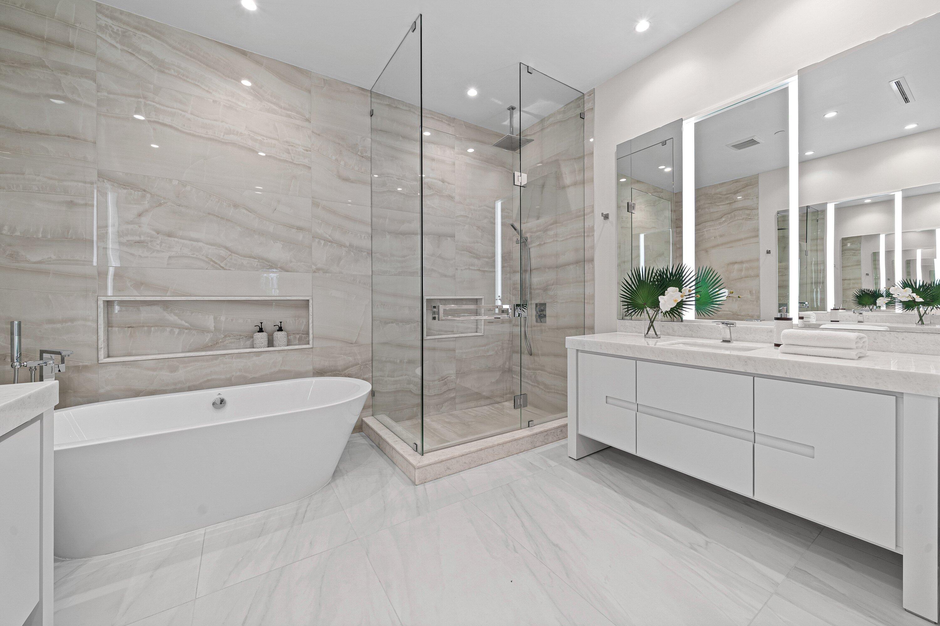 220 Southeast Mizner Boulevard, Unit 102 Boca Raton, FL 33432 - Photo 18 of 55 Primary Bathroom