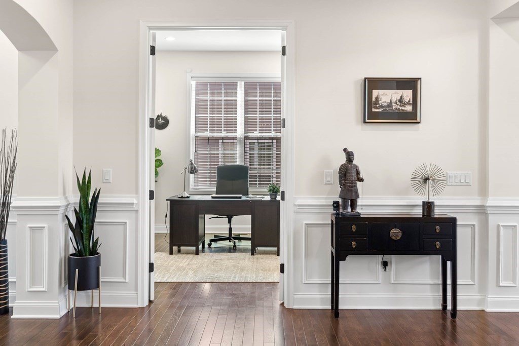 49 Pine Tree Drive, Unit 49 Methuen, MA 01844 - Photo 15 of 38 a view of a workspace with furniture and wooden floor