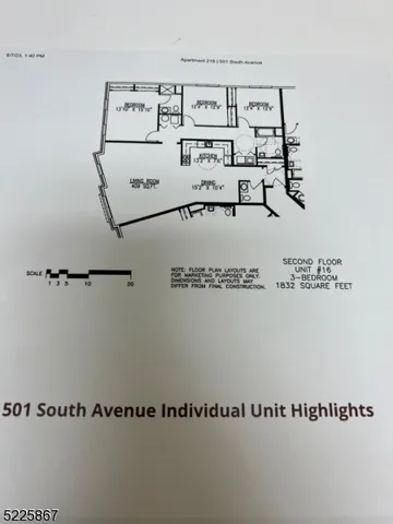 $5,150 | 501 South Avenue, Unit 216, Garwood, NJ 07027