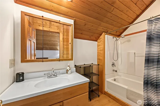 a bathroom with a sink and a bathtub