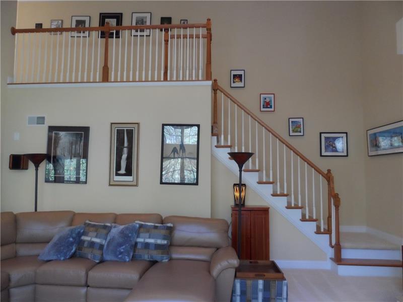 816 Mt Pleasant Road Mars, PA 16046 - Photo 9 of 25 Back staircase to second floor, fabulous view from above.