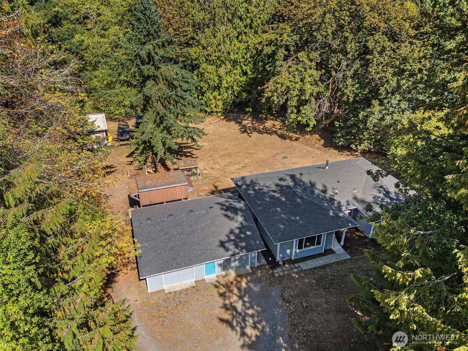 119 River Heights Road Centralia, WA 98531 - Photo 2 of 40 an aerial view of a house with a yard