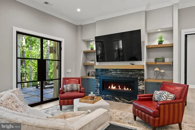 a kitchen with a table and chairs in it