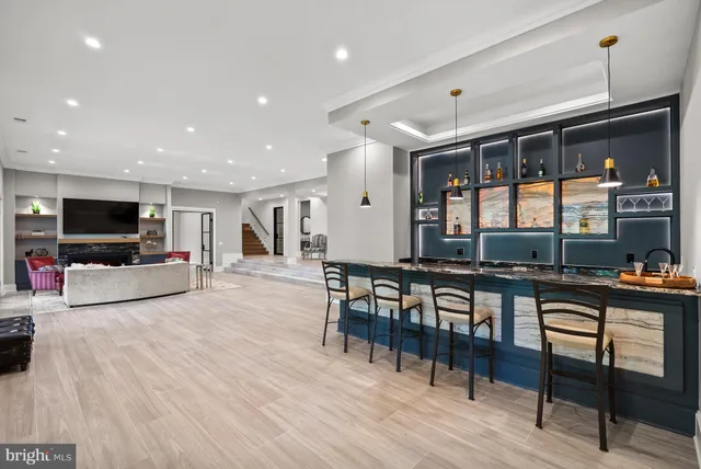 a projector room with lots of chairs and a projector