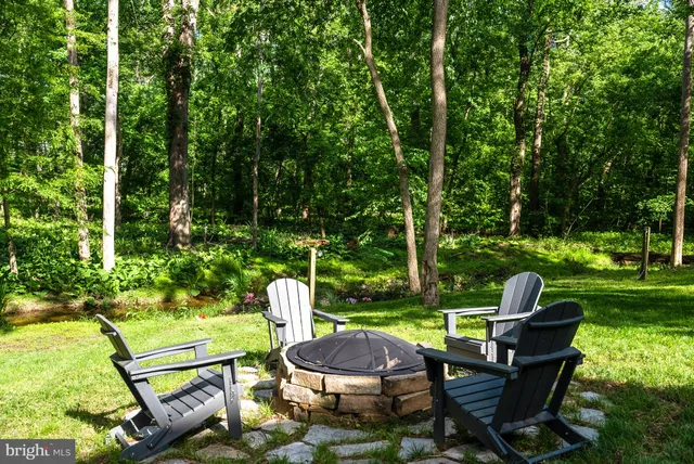 a view of swimming pool with garden