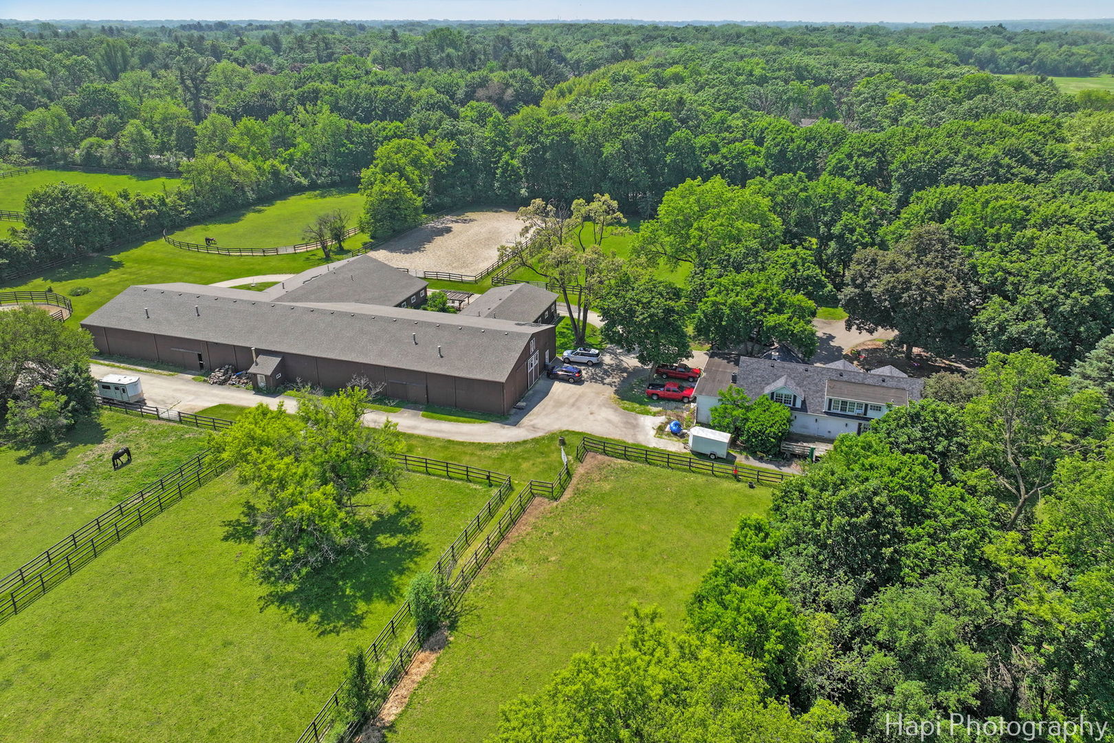 23 West County Line Road Barrington Hills, IL 60010 - Photo 14 of 71 an aerial view of a house with pool outdoor seating and yard