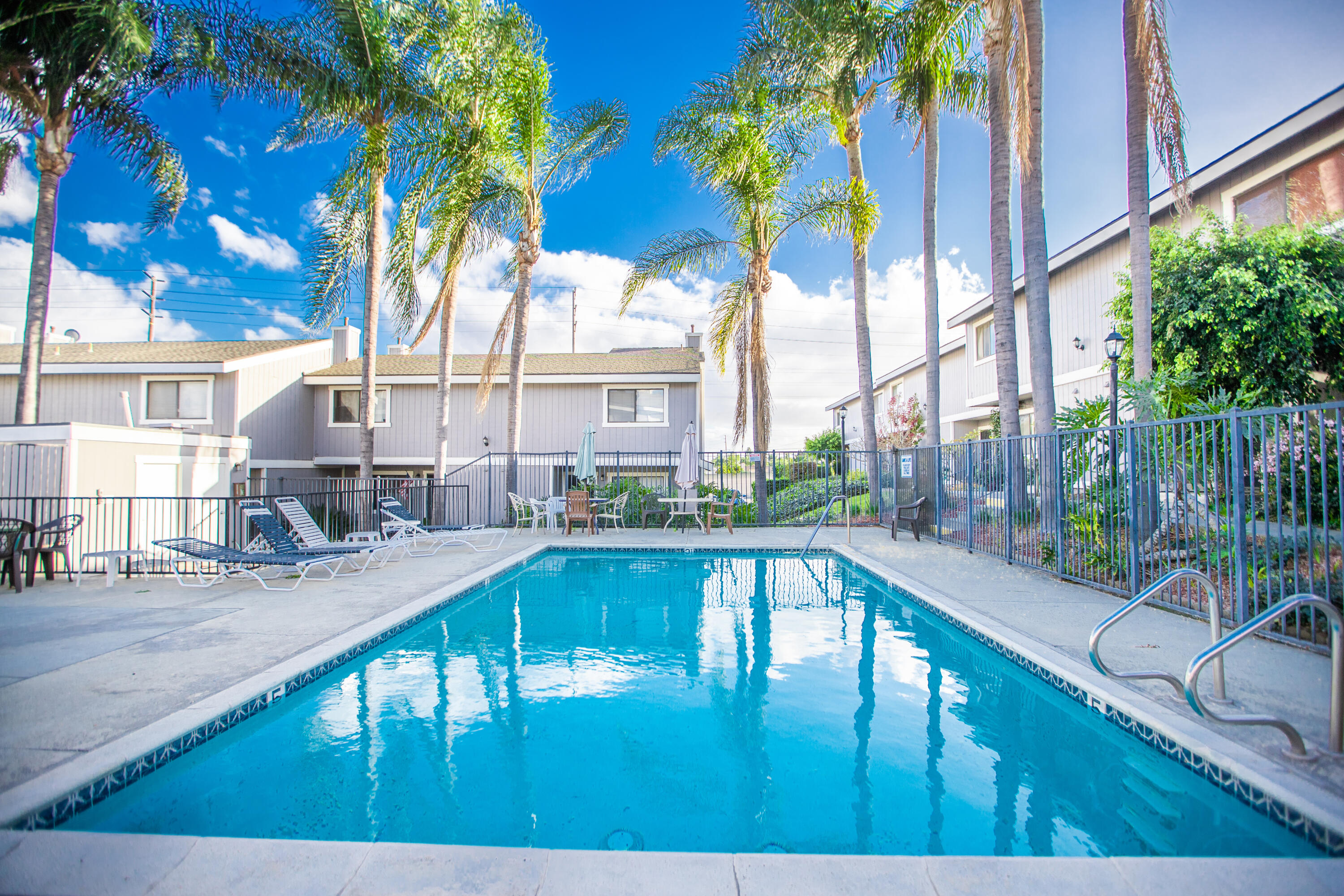 15261 Leffingwell Road, Unit 3 Whittier, CA 90604 - Photo 33 of 33 a house view with swimming pool and sitting area