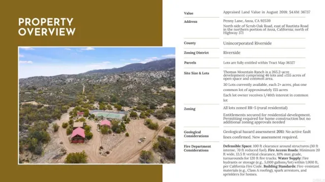 $3,333,000 | 55025 Roadrunner, Anza, CA 92539