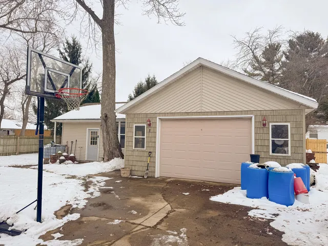 a view of a house with a patio