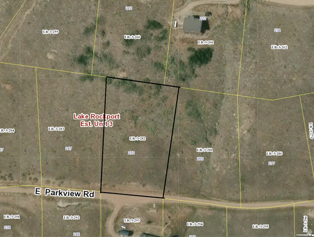 282 East Parkview Road, Unit 282 Coalville, UT 84017 - Photo 8 of 24 Aerial overview of property's location with property boundaries highlighted