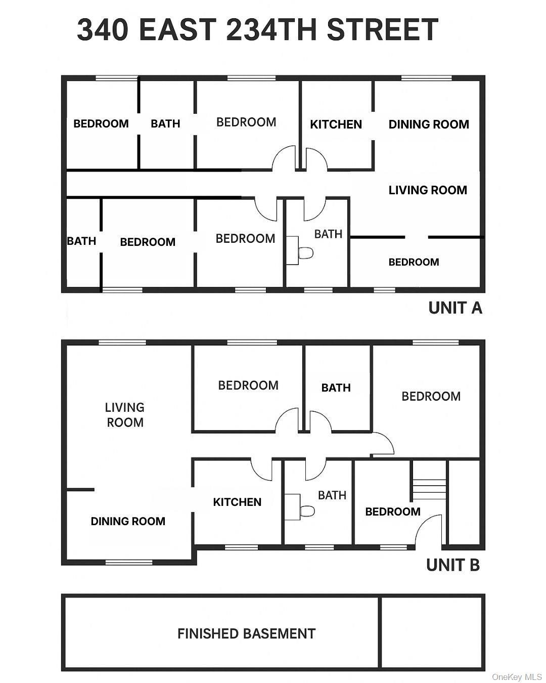340 East 234th Street Bronx, NY 10470 - Photo 40 of 40 View of property floor plan