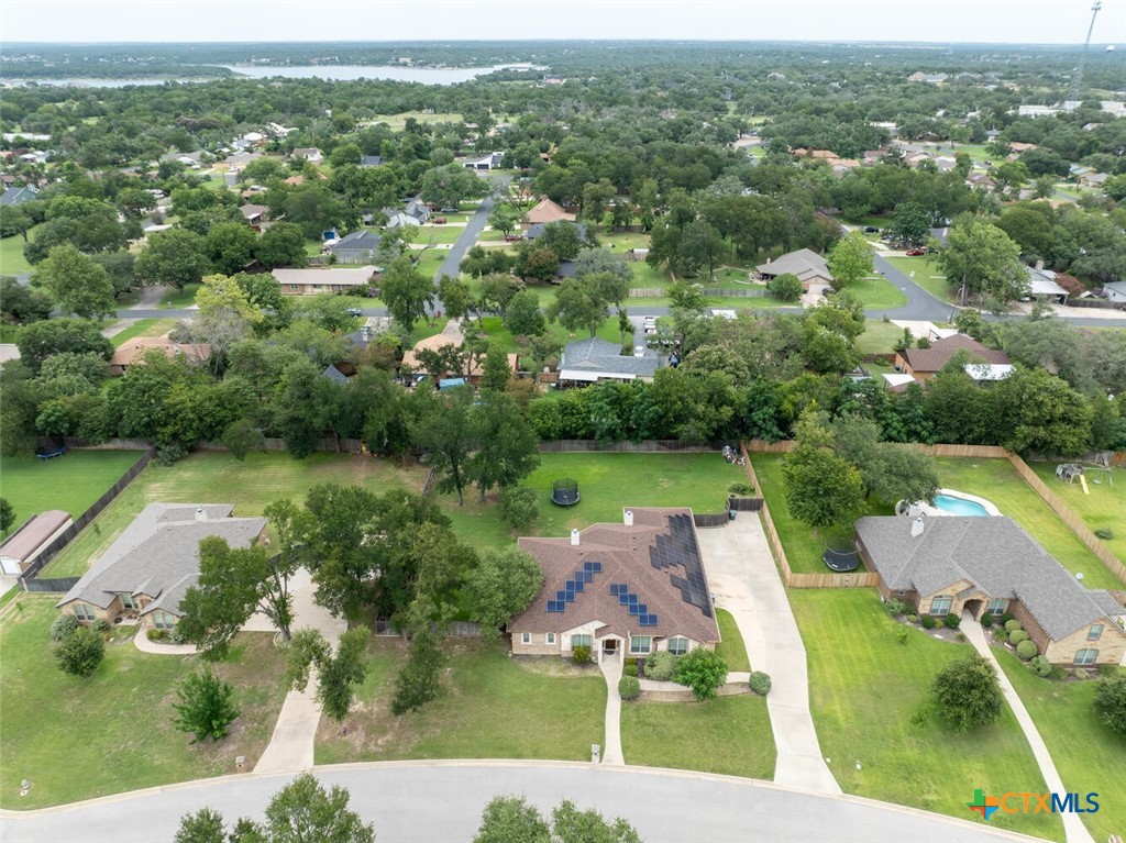 910 Ridgeoak Drive Belton, TX 76513 - Photo 44 of 48 an aerial view of a house with a garden