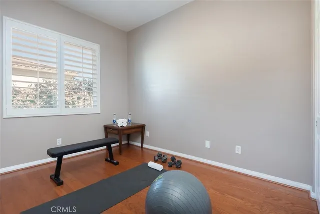 a room with furniture and window