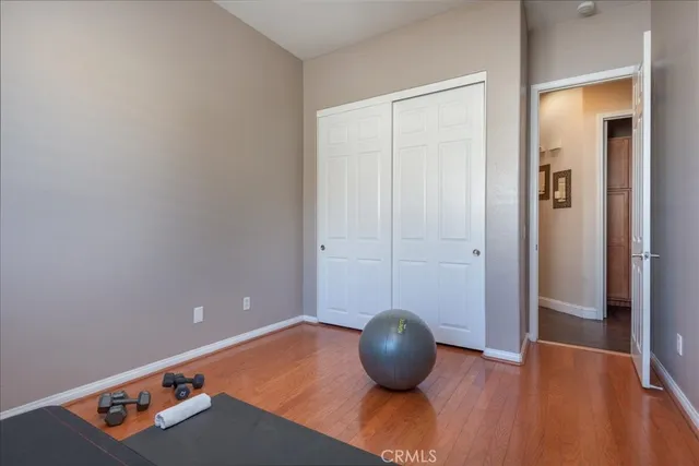 a room with a table and chair