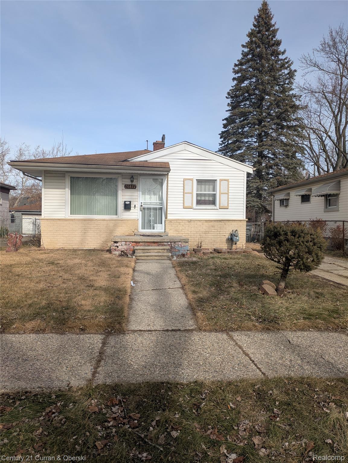 26872 Colgate Street Inkster, MI 48141 - Photo 1 of 9 Bungalow featuring brick siding and a chimney